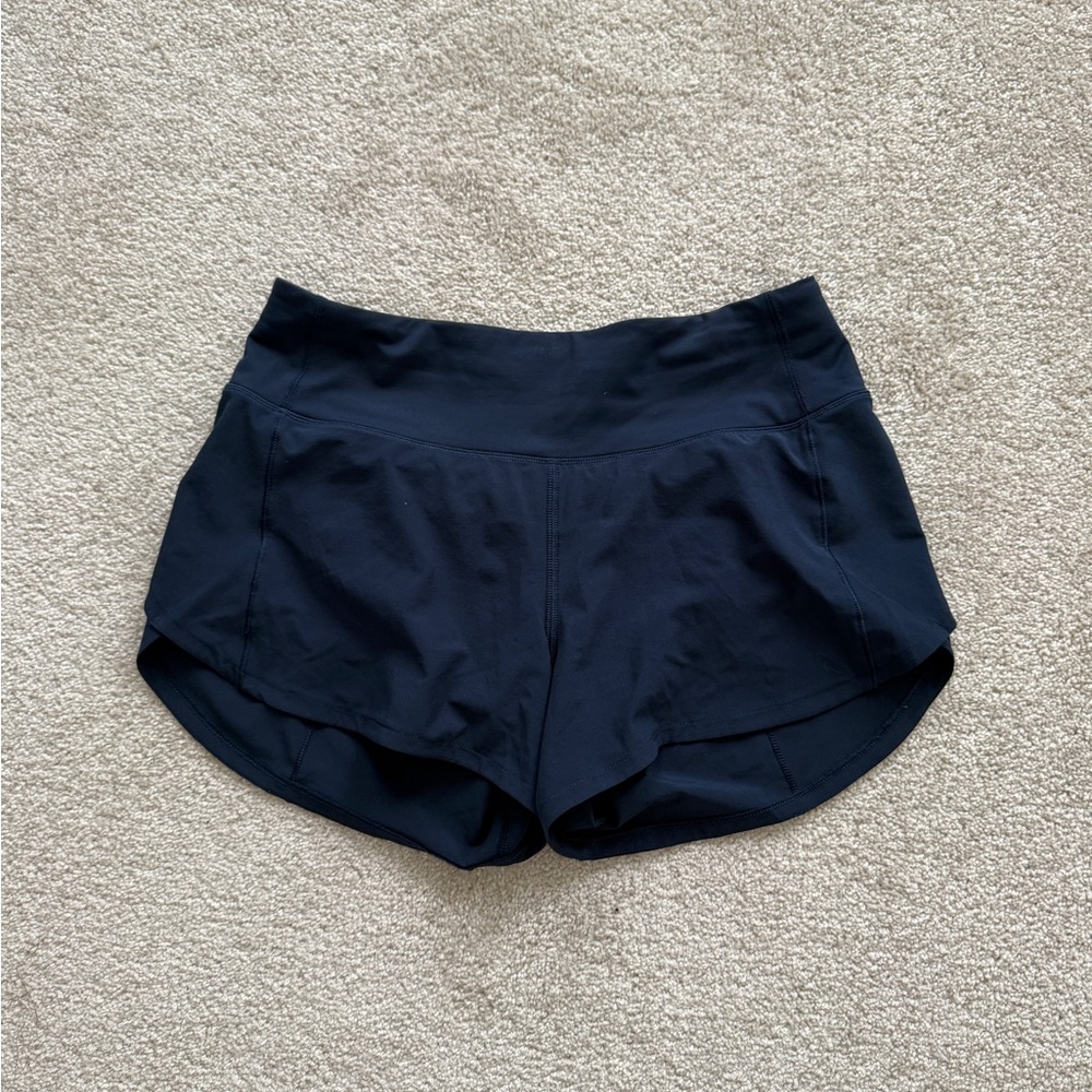 Lululemon Athletica Navy Speed Up shorts